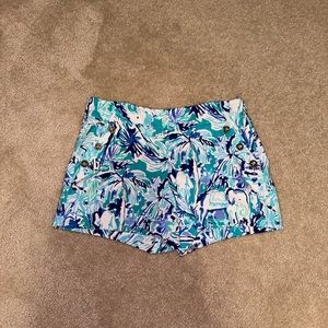 Blue 🐘&🌴 adorable Lilly Pulitzer shorts